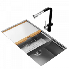 Кухонная мойка со смесителем Mensarjor Kitchen Multifunctional Sink Washing Machine 3018 Xiaomi