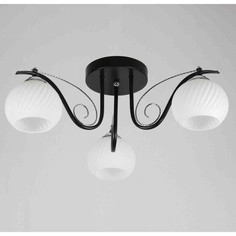 Люстра Селфи 3-6395/3 черный хром