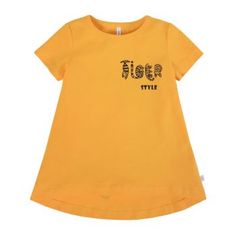 Туника детская для девочек Мамуляндия 22-265 Ассорти 22 Цвет оранжевый размер 110