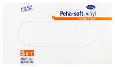 Перчатки виниловые Hartmann Peha-Soft нестерильные прозрачные M 100 шт.