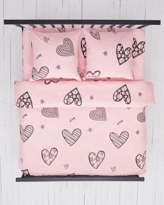 Постельное белье бязь "Всё себе", Интрига, Размер: 1.5 простыня 120х200 наволочки 70х70