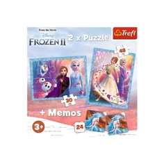 Пазл Trefl 3 в 1 Таинственная земля