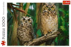 Пазл Trefl Совы, 1000 деталей