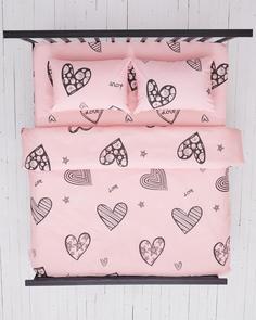 Постельное белье бязь "Всё себе", Интрига, Размер: 1.5 простыня 140х200 наволочки 50х70