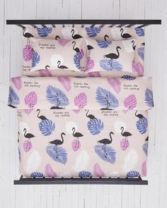 Постельное белье бязь "Всё себе", Джунгли, Размер: 2.0 простыня 160х200 наволочки 50х70