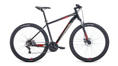 Велосипед Forward Apache 29 2.0 D 2022 17" черный/красный
