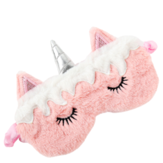 Маска для сна Fantasy Toys Единорог коралловая