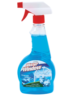 Средство для мытья окон Romax Mister Window морская свежесть, 500 мл