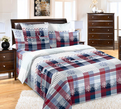 Пододеяльник "Норвегия 1 Крас. арт. 0000ПН1" 1.5-спальный Текс Дизайн