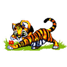 Набор для вышивания Nitex Тигренок