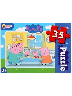 Пазл Умные игры Свинка Пеппа 35 деталей 4680107920980