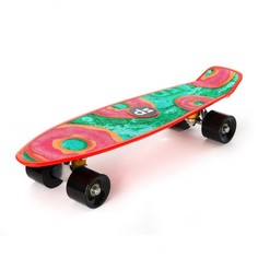 Скейтборд Drive Scooters MT 56х12 см, пончики зеленый