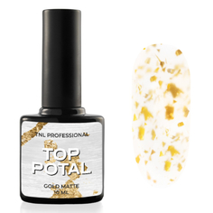 Топ для гель-лака TNL Professional Potal Gold Matte 10 мл