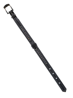 Ошейник для собак PACIFIC DELUXE 27см 12, 14мм кожа, серый Nobby