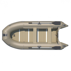Надувная лодка Badger Duck Line 390 AL 3,90x1,73 м оливковый