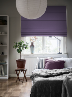 Штора римская Eskar 660646120175 120х175 см фиолетовая Эскар