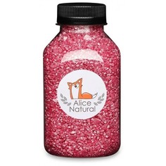 Соль для ванн ароматическая Alice Natural с шиммером "Виноградная" 250г