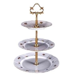 Этажерка 3-х ярусная Thun "Бернадотт Мелкие цветы" 046362