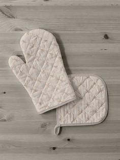 Комплект (прихватка 18х18, прихватка-рукавица 18х28) «Унисон» рис 33035-1 British Club Тейковский ХБК