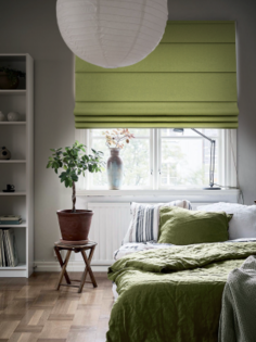 Штора римская Eskar 660685140190 140х190 см салатовая Эскар