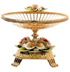 Конфетница 21 см нн Rosaperla "Розаперла Ирис Медовая" 143238