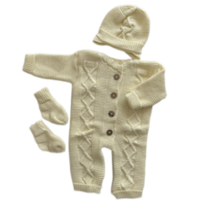 Комплект одежды MOMI Комплект (шапочка + пинетки) Моми 96000686 цв. белый р. 56