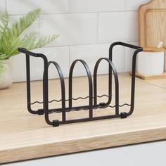 Сушилка для посуды Доляна «Лофт», 25,5×11×16 см, цвет коричневый