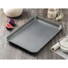 Противень Magistro Gourmet Range, 39,5×26,8×2,6 см, толщина 0,6 мм, антипригарное покрытие