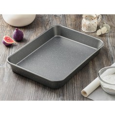 Противень Magistro Gourmet Range, 37×27×5 см, толщина 0,6 мм, антипригарное покрытие