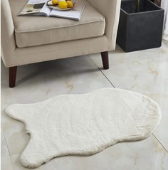 Коврик Sofi De Marko плюшевый кремовый 80 х 120 см