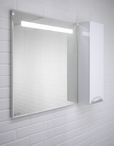Шкаф-зеркало Домино Грация 85 правый с подсветкой LED