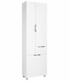 Пенал напольный Домино "Грация" 60 с верхним ящиком В1 и Корзиной для белья