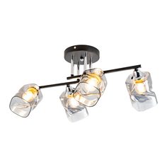CL134145 Клаус Черн.+Хром Люстра Citilux