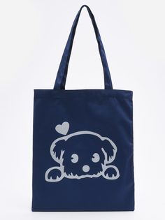 Сумка-шоппер женская CROSS CASE CCW-5007, puppy синий