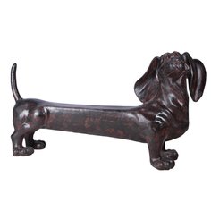 Садовая скамейка Такса Клякса средняя - правосторонняя Bogacho