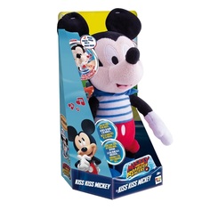Disney Мягкая игрушка Микки и весёлые гонки: Поцелуй от Микки 34 см, интеракт., звук