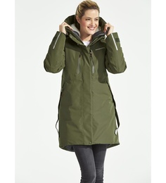 Куртка женская Didriksons 501875-161 хаки 40