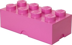 Ящик для хранения 8 LEGO ярко-розовый
