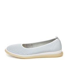 Балетки женские quattrocomforto 40-21WA-180V серые 40 RU