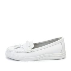 Мокасины женские quattrocomforto 79-12WA-056V белые 38 RU