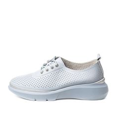 Полуботинки женские quattrocomforto 40-21WA-067VT голубые 40 RU