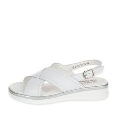 Сандалии женские quattrocomforto 12-21WA-201VS белые 38 RU