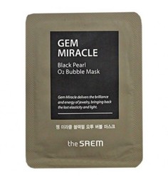 Маска кислородная с экстрактом жемчуга пробник Gem Miracle Black Pearl O2 3мл Lador