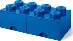 Ящик для хранения 8 выдвижной LEGO синий