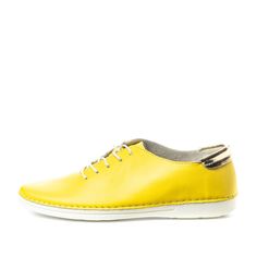 Полуботинки женские quattrocomforto 40-21WA-031VT желтые 38 RU