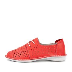 Полуботинки женские quattrocomforto 12-21WA-114VS красные 38 RU