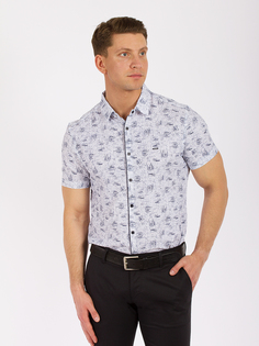 Рубашка мужская DAIROS GD81100451 белая 4XL