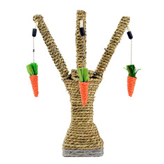 Когтеточка-игрушка для кошек Морковное дерево, 27х8х10 см, Pets & Friends PF-TOY-16