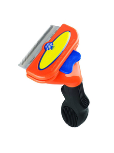 Расческа Pets & Friends PF-FUR-02 для груминга собак и кошек, оранжевая