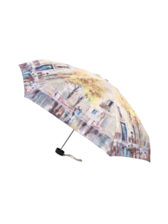 Зонт женский ZEST 85516 оранжево-бежевый